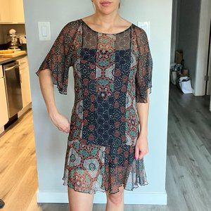 JMM Sheer Shift Dress